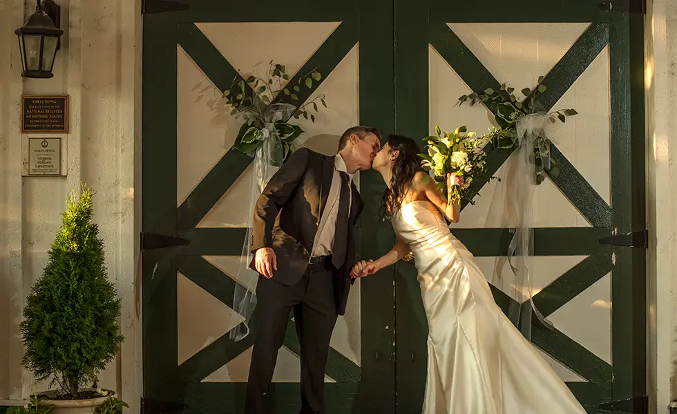 Wedding at Garth Newel. Photo credit Anne Sampson