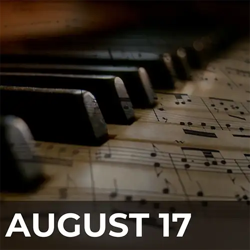 August 17 - Piano Weekend 2